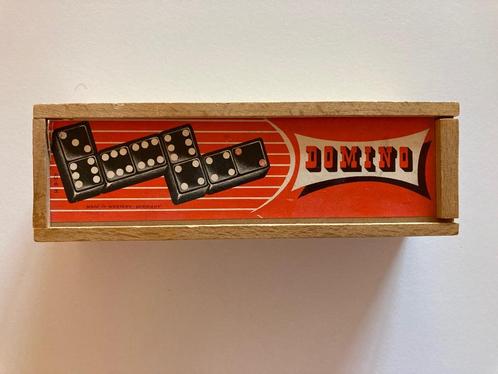 vintage domino spel - hout - Homas, Verzamelen, Retro, Overige typen, Ophalen of Verzenden