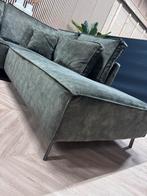ZGAN Velvet Velours Hoekbank - Groen - 300 x 240 / NU €900, Ophalen, 250 tot 300 cm, Hoekbank, Zo goed als nieuw