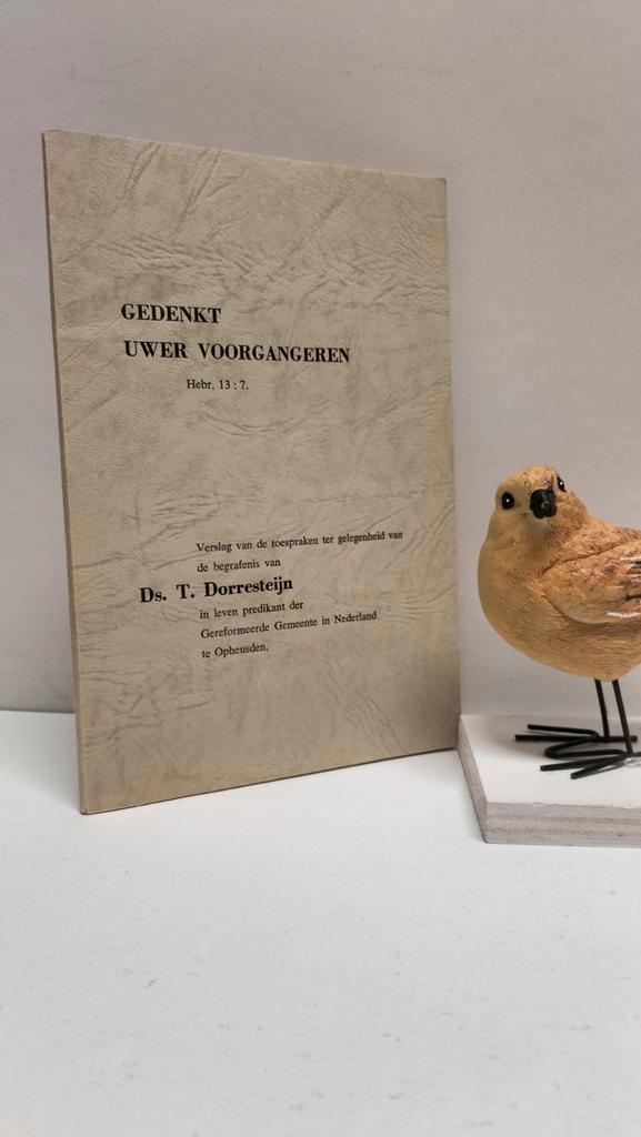 Dorresteijn, Ds. T.; Gedenkt uwer voorgangeren, Boeken, Godsdienst en Theologie, Gelezen, Christendom | Protestants, Ophalen of Verzenden