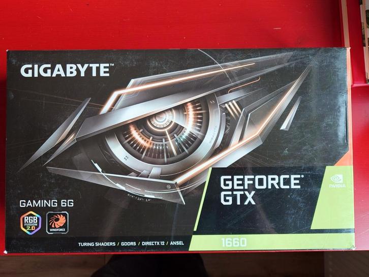 gigabyte GTX 1660, Computers en Software, Videokaarten, Gebruikt, PCI-Express 3.0, GDDR5, Ophalen of Verzenden