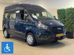 Ford Transit Custom L1H2 Rolstoelbus, Auto's, 12 maanden, Stof, Zwart, 4 cilinders