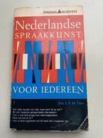 Nederlandse spraakkunst voor iedereen, Boeken, Gelezen, Prisma of Spectrum, Nederlands, Ophalen of Verzenden