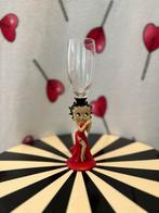 BETTY BOOP - Wijnglas | Vintage | Retro | Kaarsenhouder, Huis en Inrichting, Kunststof, Nieuw, Ophalen of Verzenden, Rood
