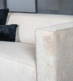 Scandinavische bank Memphis 2,5-zits taupe stof gemêleerd, Ophalen, 150 tot 200 cm, Driepersoons, Zo goed als nieuw