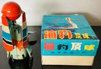 Opwindbare vintage blikken Zeehond met bal,China OVP,, Ophalen