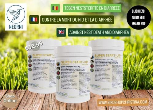 Super Start Up Tegen nest sterfte en diarree 200 gram, Dieren en Toebehoren, Vogels | Toebehoren, Nieuw, Eten en Drinken, Verzenden