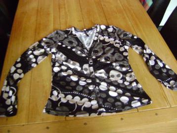 Nieuw zwart/grijs/ecru Dreamstar vestje, maat L = M beschikbaar voor biedingen
