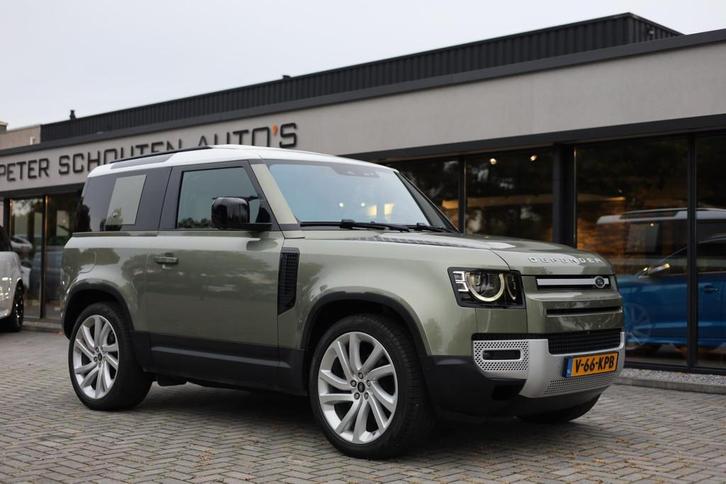 Land Rover Defender 90 3.0 D250 SE | Luchtvering | Leder | M, Auto's, Land Rover, Bedrijf, Te koop, 360° camera, 4x4, ABS, Adaptive Cruise Control