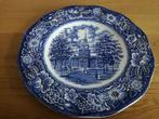 Bord blauw/wit, Liberty blue Independence Hall € 7,50, Ophalen of Verzenden