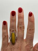 Z813 Prachtige zilveren Fischland ring maat 17,75, Sieraden, Tassen en Uiterlijk, Ophalen of Verzenden, Zilver, Ring, Met edelsteen