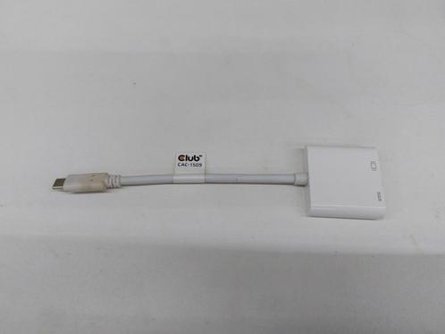 2x - Club3D CAC-1509 - USB 3.1 Type C to Mini DP1.2 & PD 60W, Computers en Software, Pc- en Netwerkkabels, Nieuw, Ophalen of Verzenden