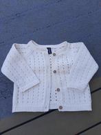 Vestje ecru NewBorn mt 56, Kinderen en Baby's, Babykleding | Maat 56, Newborn, Ophalen of Verzenden, Zo goed als nieuw, Truitje of Vestje