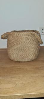Overpot jute., Ophalen of Verzenden, Zo goed als nieuw, Rond