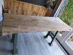 Industriële tafel, werkbank., Ophalen, 50 tot 100 cm, Zo goed als nieuw, Vijf personen of meer
