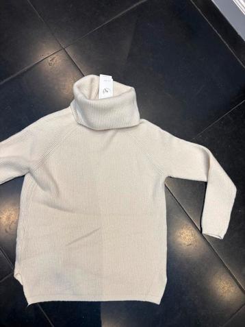 Nieuw warme coltrui creme wit wolmix L 40/42 beschikbaar voor biedingen