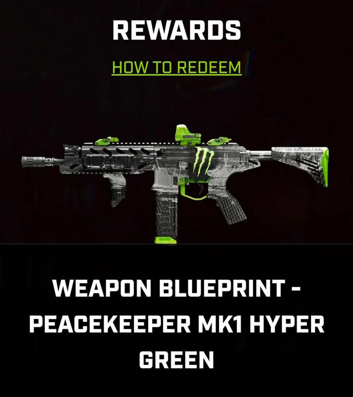 Monster Energy Codes Call of Duty Black Ops 7, Spelcomputers en Games, Spelcomputers | Overige, Gebruikt, Ophalen