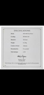 2 oz platina queens jubileum  pcgs pr 70 dcam, Postzegels en Munten, Munten | Oceanië, Ophalen of Verzenden, Zilver