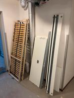 Brimnes twijfelaar 140cm bedframe zonder opberglades, Ophalen, Gebruikt, Wit, Tweepersoons