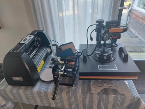 Warmtepers machine en snijplotter, Hobby en Vrije tijd, Kledingapplicaties en Hotfix, Zo goed als nieuw, Overige typen, Ophalen