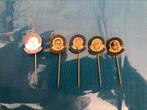 Vijf vintage speldjes ministers jaren 60, Verzamelen, Speldjes, Pins en Buttons, Ophalen of Verzenden, Gebruikt, Overige onderwerpen