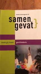 Samengevat geschiedenis mavo vmbo-TL 2020 boek 2, Ophalen of Verzenden, Geschiedenis, VMBO