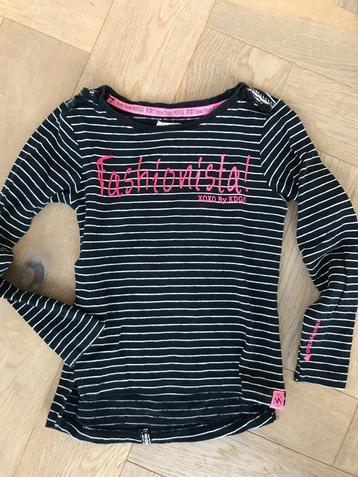 Leuke streep longsleeve 110/116 van Kiddo Girls beschikbaar voor biedingen