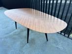 Zanotta tweed eetkamertafel 213x100, walnoot, 100 tot 150 cm, Design, 200 cm of meer, Ophalen of Verzenden