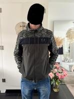 Windjack sport jas army green under armour maat S ZGAN!, Ophalen of Verzenden, Zo goed als nieuw, Maat 46 (S) of kleiner, Groen
