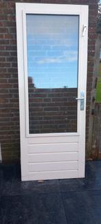 Achterdeur schuurdeur 82,5cm bij 211,5cm, Doe-het-zelf en Verbouw, Deuren en Horren, Ophalen of Verzenden, Gebruikt, Buitendeur