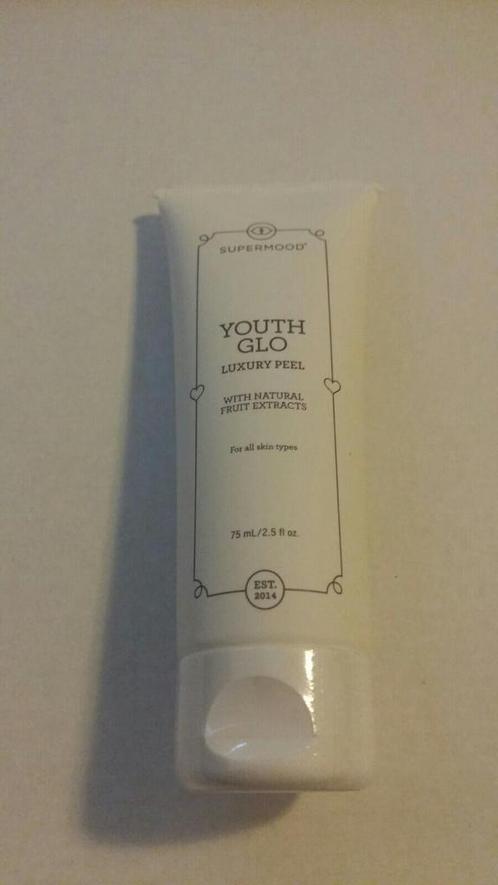 Supermood youth glo luxury peel gezichtspeeling 75ml, Sieraden, Tassen en Uiterlijk, Uiterlijk | Gezichtsverzorging, Nieuw, Verzorging