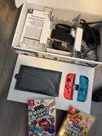 Nintendo Switch Compleet met Doos, Games & Controller, Spelcomputers en Games, Games | Nintendo Switch, Eén computer, Ophalen of Verzenden
