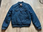 Jeans bomberjack Levis white tab maat S, Ophalen of Verzenden, Zo goed als nieuw, Maat 46 (S) of kleiner, Blauw