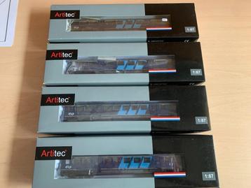 4  stuks Artitec PLAN E     2x1e klas     2 x 2e klas   N.S beschikbaar voor biedingen