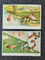 2 Antieke ansichtkaarten 1926., Ophalen of Verzenden, 1920 tot 1940, Gelopen, Kinderen