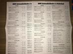 2x BMW dealerlijsten Nederland: 1992 + 1993, Ophalen of Verzenden, Zo goed als nieuw, BMW