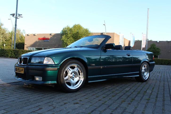 BMW 3-Serie 2.5 I 325 Cabriolet AUT E2 1995 Groen, Auto's, BMW, Particulier, 3-Serie, Airbags, Airconditioning, Boordcomputer