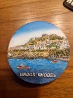 139 Lindos Rhodos Magneet - Souvenir, Verzamelen, Ophalen of Verzenden, Gebruikt