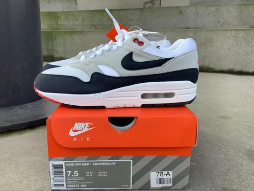 Nike Air Max 1 OG ANNIVERSARY OBSIDIAN maat 40,5 ‼️, Kleding | Heren, Schoenen, Nieuw, Overige kleuren, Ophalen of Verzenden