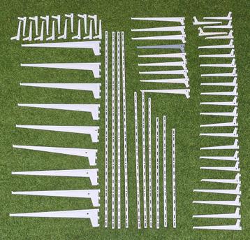 Plankendragers, Rails & Planken - Complete Set beschikbaar voor biedingen