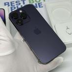 iPhone 14 pro 128GB paars /krasvrij /87% batt /garantie, Apple, 87 %, Zonder simlock, Zonder abonnement