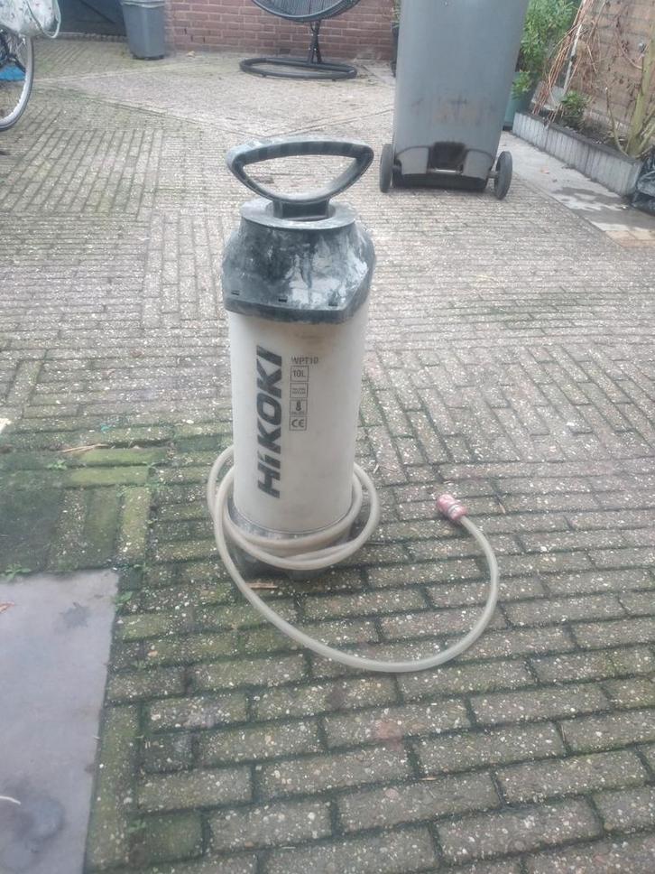 Hikoki WPT10 Drukspuit - 10L, Doe-het-zelf en Verbouw, Gereedschap | Machine-onderdelen en Toebehoren, Gebruikt, Ophalen of Verzenden