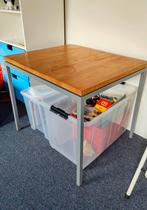 Tafel houten blad GRATIS, Ophalen, Zo goed als nieuw
