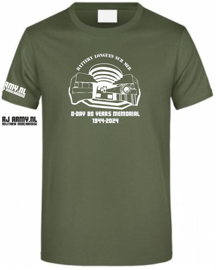dday battery longues sur mer, Verzamelen, Militaria | Tweede Wereldoorlog, Overige soorten, Kleding of Schoenen, Overige gebieden
