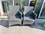 Wicker tuinstoelen 6 stuks zwart, Tuin en Terras, Tuinstoelen, Ophalen, Gebruikt, Wicker