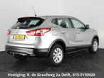 Nissan Qashqai 1.2 Visia | Trekhaak | Airco | Cruise Control, Voorwielaandrijving, Stof, Gebruikt, Euro 6