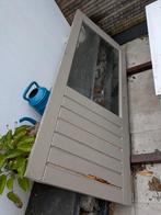 Schuurdeur met Glas opknapper tuindeur buitendeur deur, Doe-het-zelf en Verbouw, Deuren en Horren, Gebruikt, 80 tot 100 cm, Ophalen of Verzenden