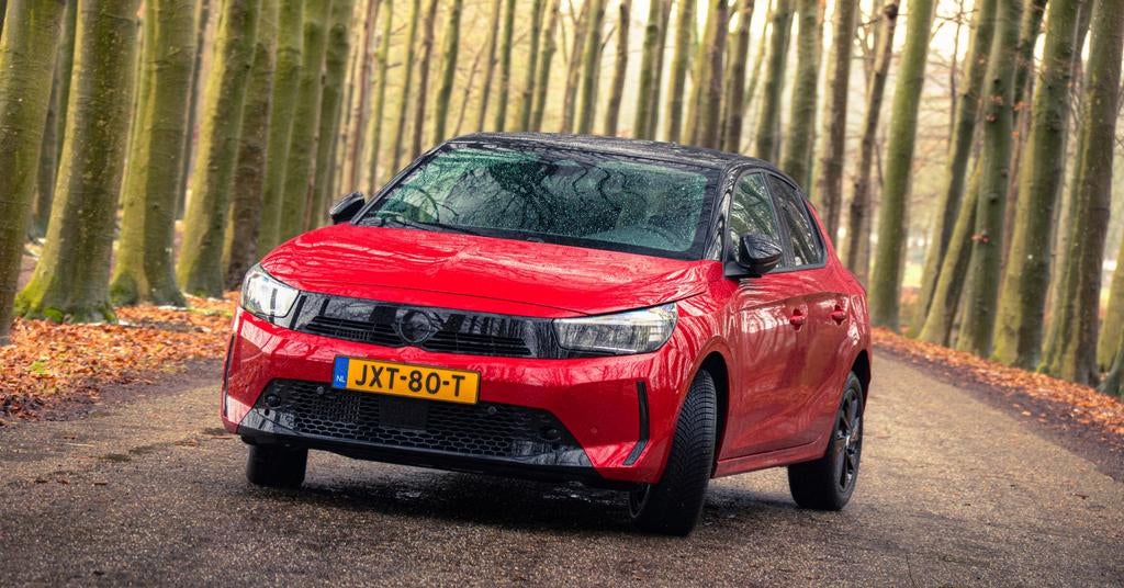 Opel Corsa GS 1.2 Turbo Start/stop 100pk 2025 Rood, Voorwielaandrijving, 100 pk, Handgeschakeld, 19 km/l