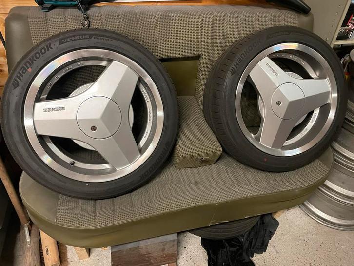 Vintage Brabus Monoblock II Velgen - 2 Sets, Auto-onderdelen, Banden en Velgen, Velg(en), Zomerbanden, 17 inch, Gebruikt, Ophalen of Verzenden