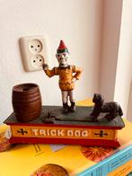 Mechanische Spaarpot Gietijzer - Trick Dog, Ophalen of Verzenden
