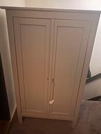 Oud grijs kastje met 3 planken, Met plank(en), Gebruikt, 100 tot 150 cm, 25 tot 50 cm